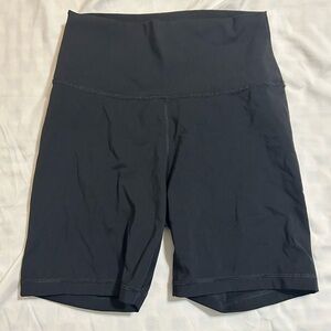 CRZ yoga High-Waist Black Women's Bike Shorts